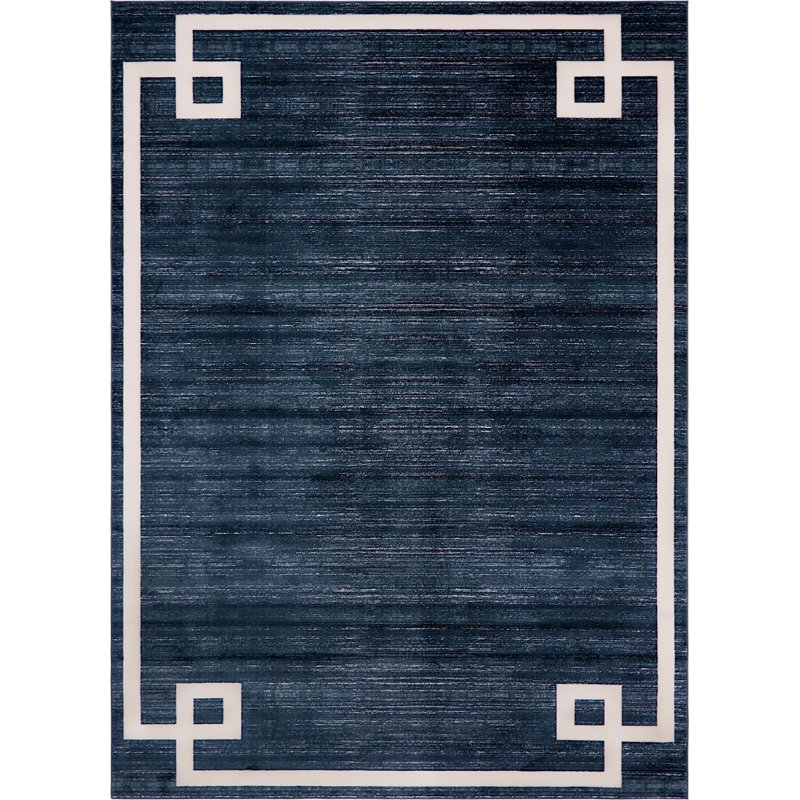 Tapis à motif géométrique gris Heights, Rectangle 8 pi x 10 pi