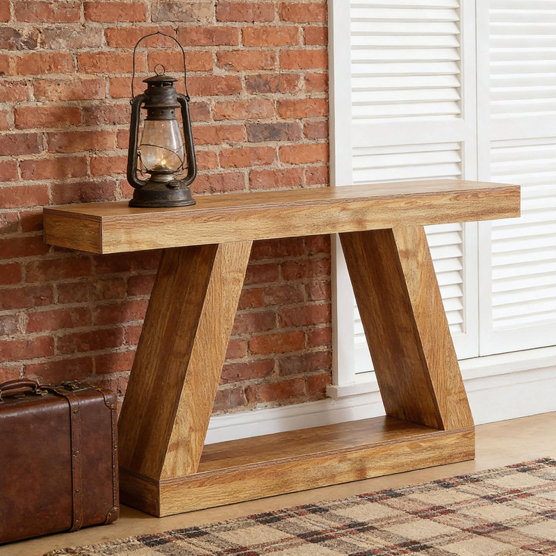 Stable Console Table, Natural