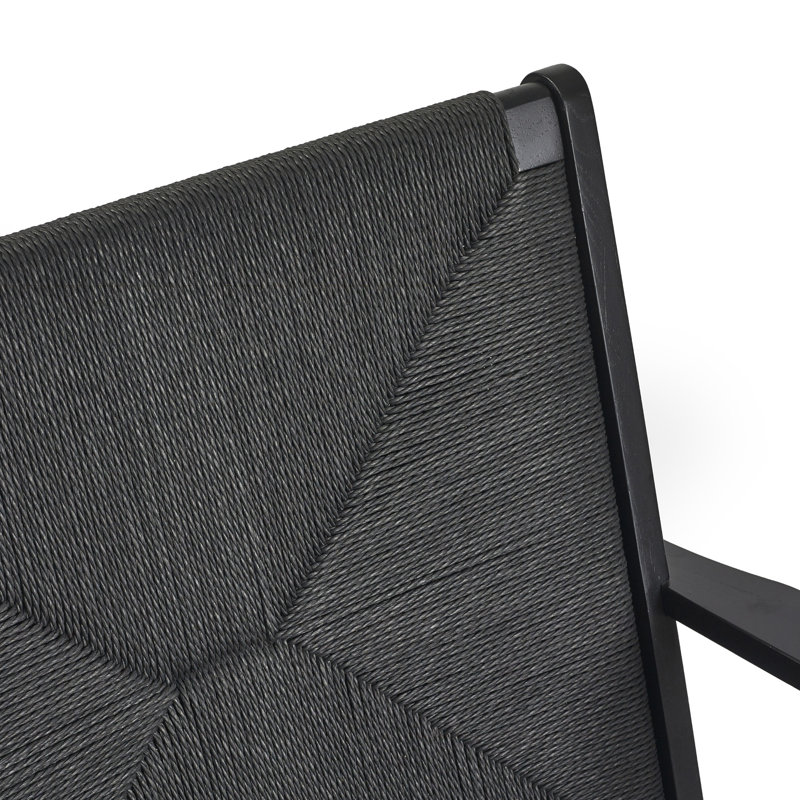 Obenour Upholstered Armchair, Black