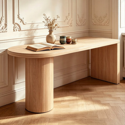Bureau en bois massif Burlywood