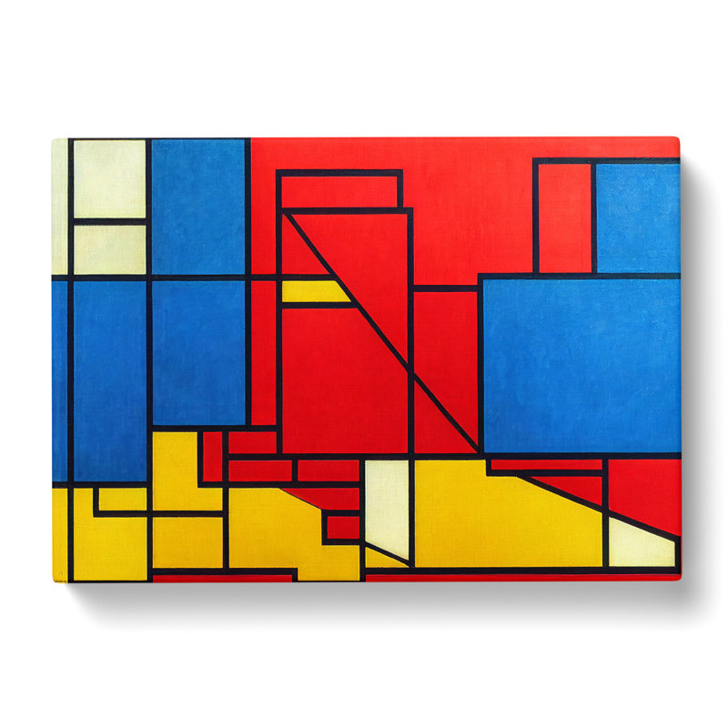 Cubism Art Abstract Vol.1 - Wrapped Canvas, 50cm H x 76cm W x 3cm D