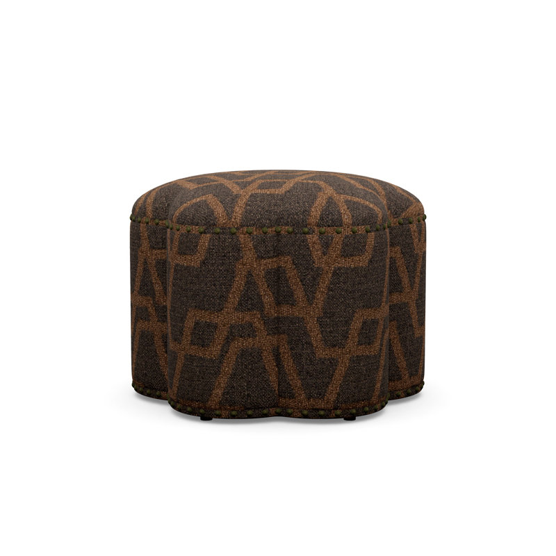 Kate 25" Ottoman, Antique Brass, Perky 855419