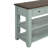 Modern Entryway Console Table 48 Inch, Solid Pine Wood Top, 3 Drawers 2 Open Shelves, Retro Blue & Brown, Easy to Assemble-1918244840-1945496266-1944663015