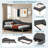 Upholstered Daybed With Headboard And Armrest-185793054-185793052