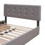 Lit rembourré en lin avec 2 tiroirs et 1 lit gigogne simple TG-102467324