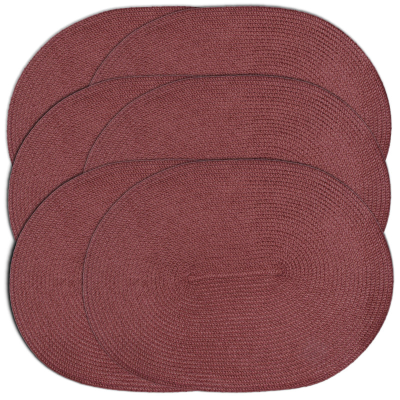 Ensemble de napperons 6 pièces Tigela, Merlot