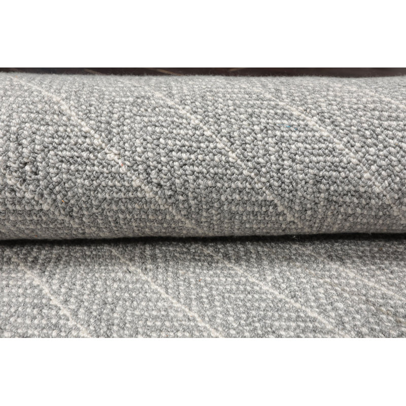 Tapis de couloir en laine fait à la main sur mesure, Tapis de couloir 2 pi 7 po x 26 pi