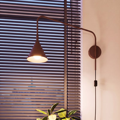 Nox Steel Flush Mounted Sconce