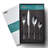 Stellar 16 Piece 18/10 Stainless Steel Cutlery Set. Table Settings for 4, Raglan Design