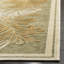 Tapis vert touffeté à la main Plume-21412173