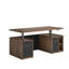 Bureau de direction à hauteur réglable électrique de 71 po Adonia-1489193428