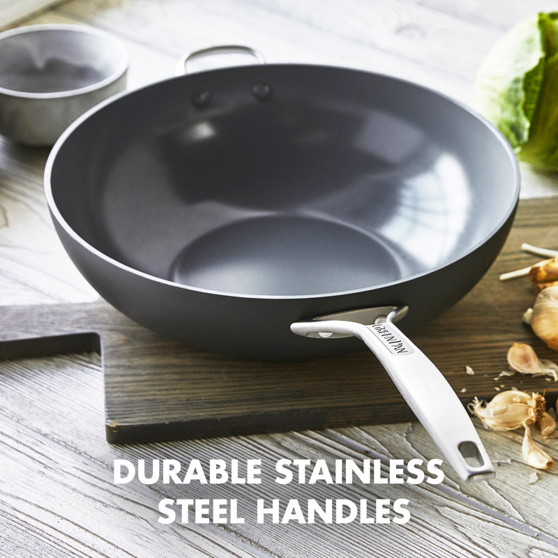 GreenPan Paris Pro Healthy Ceramic Nonstick 12.5" Wok