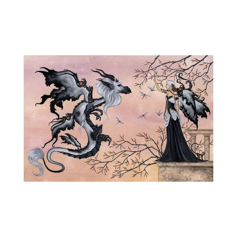 Salutations by Amy Brown - Wrapped Canvas Print, 20.32 cm H x 30.48 cm W