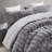Coma Inducer Alaskan Malamute Gray Oversized Comforter Set-91714367