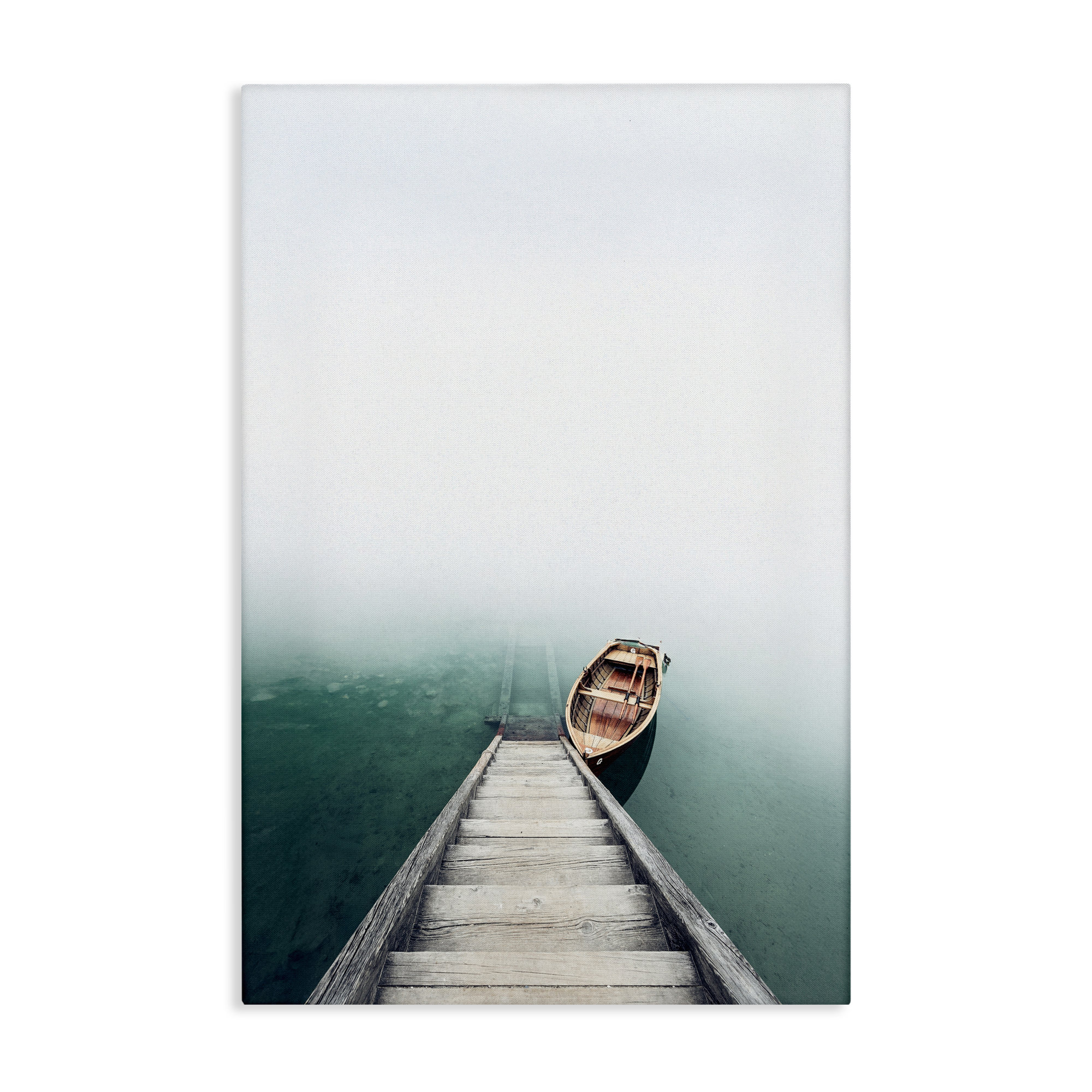 Longshore Tides Boat At Bottom Of Stairs Canvas, design by Sisi and Seb ...
