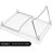 Sorbus 2 Tier Foldable and Stackable Storage Shelf Organizer Stand and Rack
