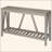 Console Table, Farmhouse Entryway Table With Storage Slatted Shelf, Rustic Sofa Table With Anti-Tipper For Living Room, Hallway-1553322439