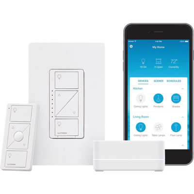 Gradateur intelligent sans fil 150 watts Lutron Watts de Watts avec télécommande