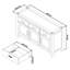 Bowenfels 160cm Sideboard-29134104