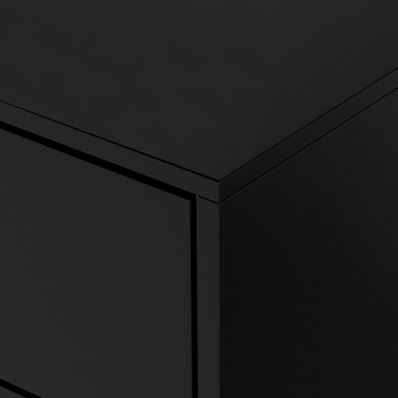 Commode 5 tiroirs Duckworth, Noir