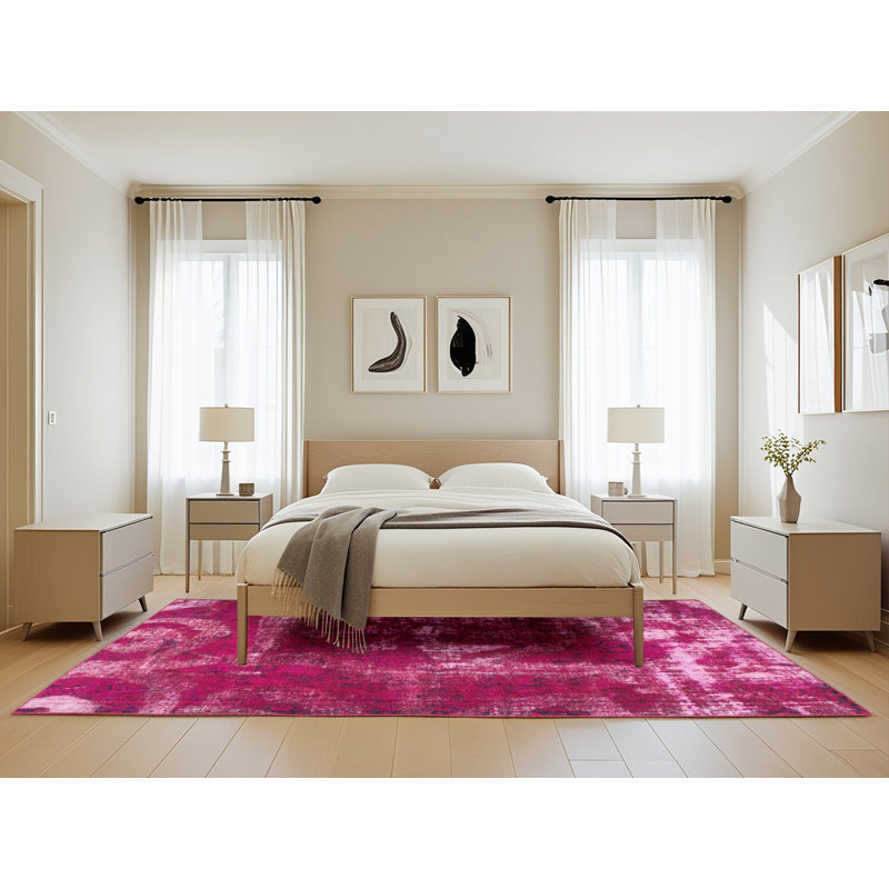 Abstract Indoor Rug, Rectangle 5' x 8'