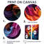 Opt Art Vibrant Illusions II - Décoration murale multicolore-864465260-864465262-864465261