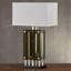 Lampe de table moderne au fini argenté 1Pc