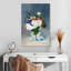 Fleurs dans un vase en cristal-132987992