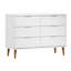 Beachwood Solid Wood 113 cm W Chest of 6 Drawers-1205455210