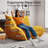 38" W Bean Bag Chair Sofa No-assembly Teddy Fabric Sofa Perfect For Bedroom, Study, Or Living Room-1704436579