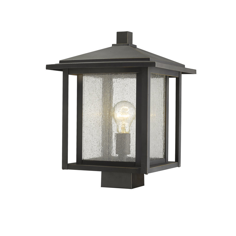 Iwan Seeded Lantern Head, 13.27" H x 9" W x 9" D, Oil Rubbed Bronze