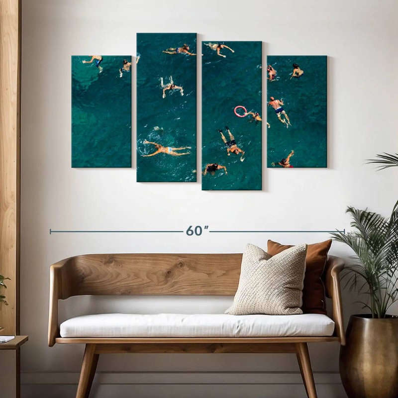 Sireci Blue Water Swim, 32" H x 52" W
