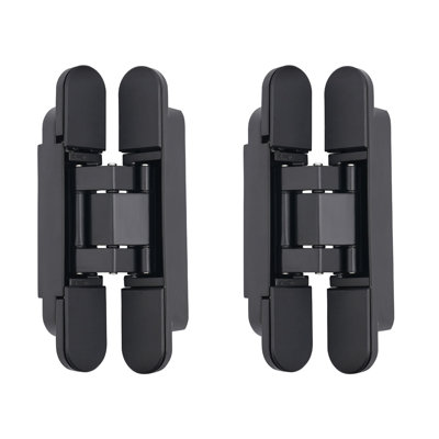 Charnières de porte invisibles 5,9 po x l 2,51 po
