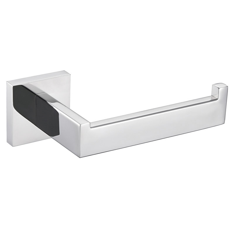 Wall Mounted Toilet Paper Holder, Polished Chrome