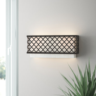 Mance Steel Flush Mounted Sconce