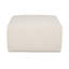 Carré en velours côtelé beige rembourré, avec système de ressorts ensachés pour le luxe, l 30,6 x P 16,24 H construit pour une utilisation à long terme dans les maisons,