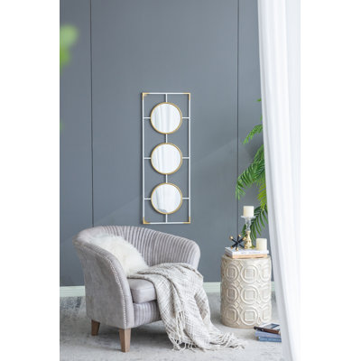 Gold And White Frame With Mirror