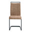 Ensemble de salle à manger rectangulaire en bois avec chaises Cantilever CasaMod
