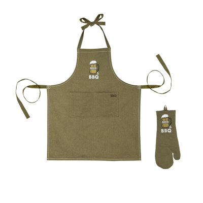 Father's Day No Pattern Canvas Apron Sets