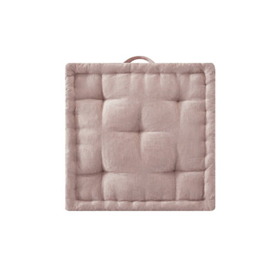 Poly Chenille Square Floor Pillow Cushion-24x24"