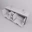Ensemble de meuble-lavabo double l 84 po x P 22 po avec comptoir en quartz blanc et robinet-1734123074-1734123073