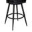 Adelita Modern Swivel Counter or Bar Height Bar Stool with Arms in Faux Leather, and Metal Frame-1365688771-1365688783-1365688781