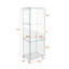 Vitrine moderne en verre avec lumières DEL-1524412828