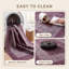 Tapis Rowan2 moderne à l'aspect vieilli, uni gris et blanc, lavable à la machine, antidérapant, à poils courts, pour l'intérieur et l'extérieur, adapté aux animaux domestiques, idéal pour le salon, la chambre, la salle à manger, l'entrée, le corridor ou le bureau.-1540336588