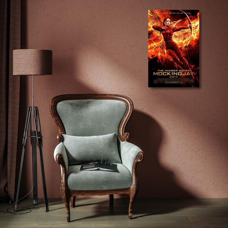 The Haim Games Mockingjay, H 18 po x l 12 po