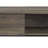 Galeno Rustic Oak And Black Finished Legs Writing Desk, Combining Industrial Style With Ample Storage And Durability
