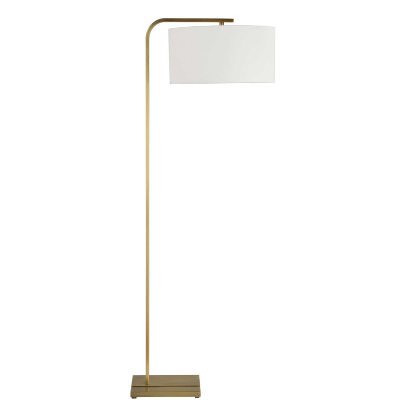 Uttermost Laight Antique Brass Floor Lamp