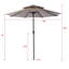 Parasol de marché Fruge 108 po-1421128221