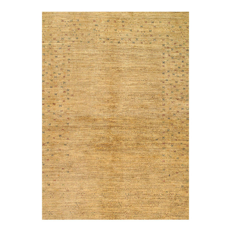 Tapis unique en laine nouvel âge 5 pi 3 po x 6 pi 5 po Ananyaa