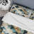 Natural Tones Grey And Beige Mosaic Geometric Shapes Duvet Cover-76290726-129935901